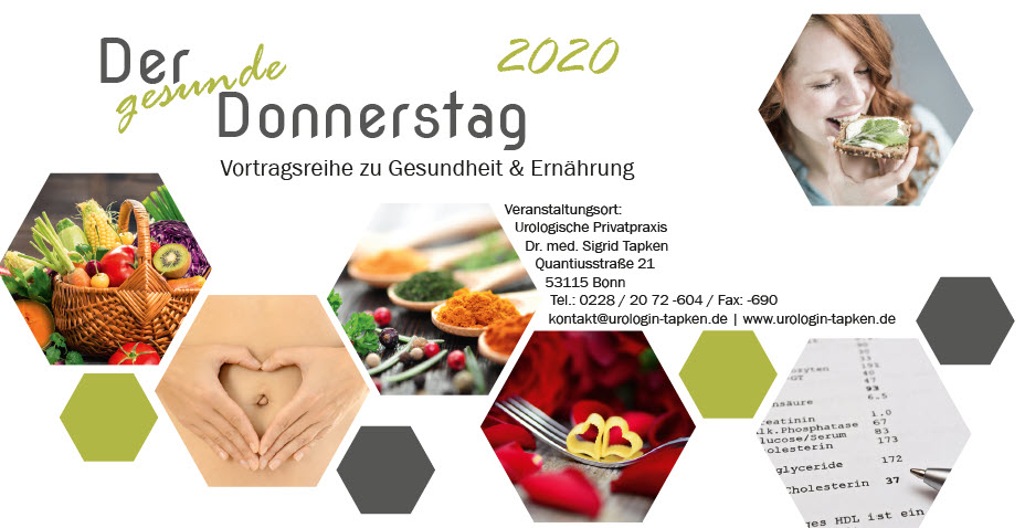dieses Foto zeigt den Flyer zur Vortragsreihe Der gesunde Donnerstag